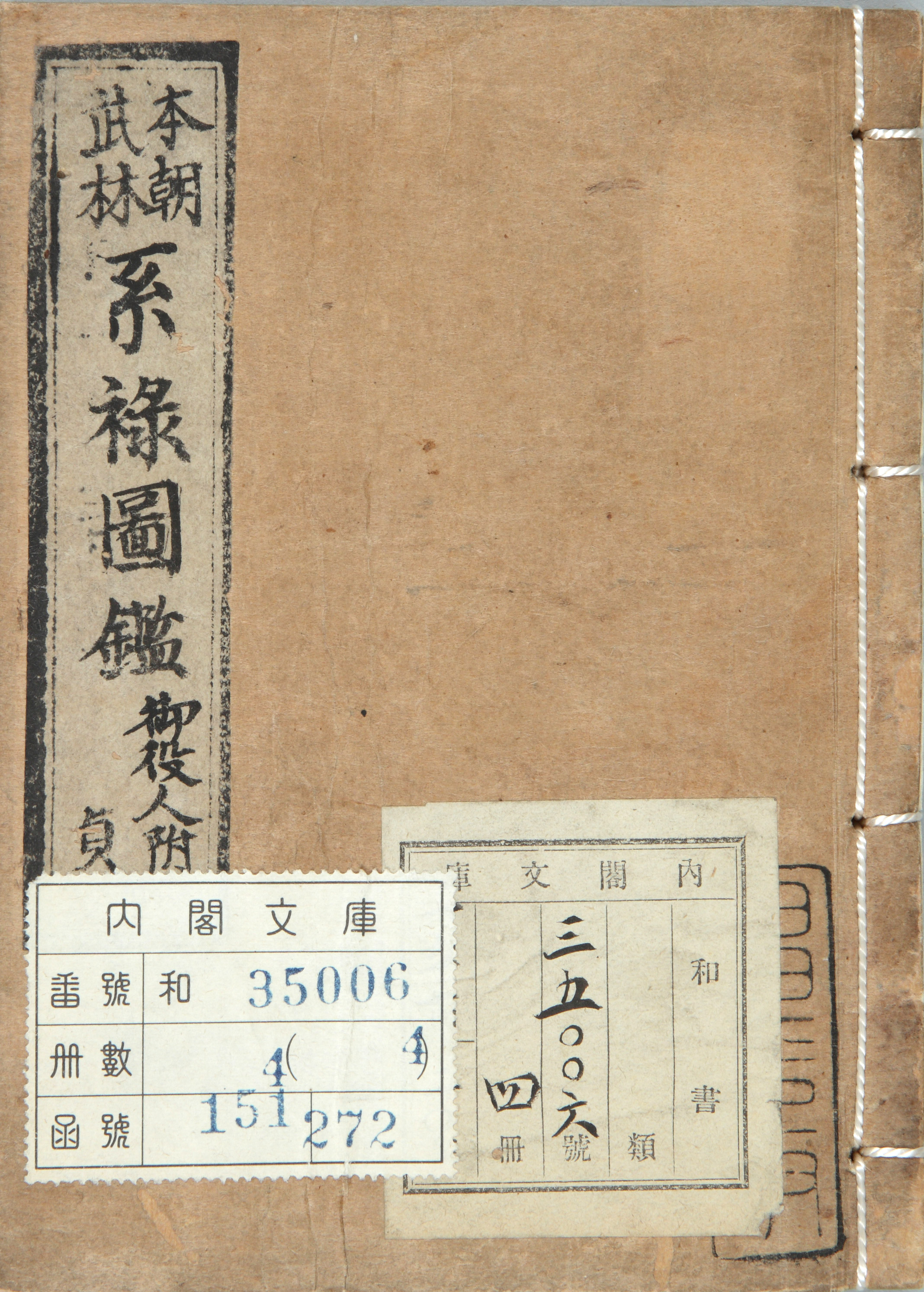 旗本御家人III - 17. 武鑑（ぶかん）（写真3） ： 国立公文書館