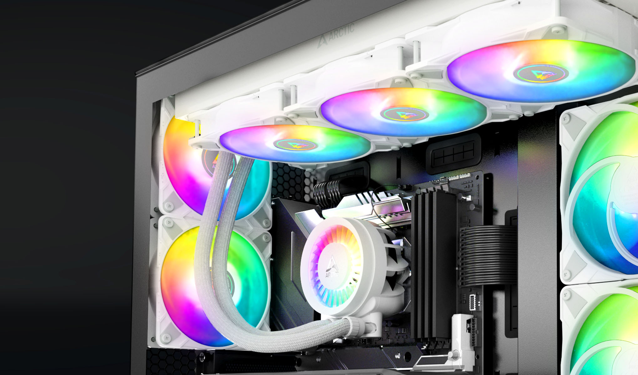 Liquid Freezer III 420 A-RGB White | Multicompatible All-in-One
