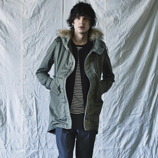 Lounge Lizard B-9 CLOTH x BIO WASH モッズコート No.5682 「Area」