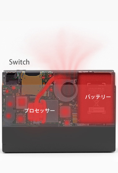 ニンテンドースイッチを冷やす外付けファン「MS-NSWCOOL01」