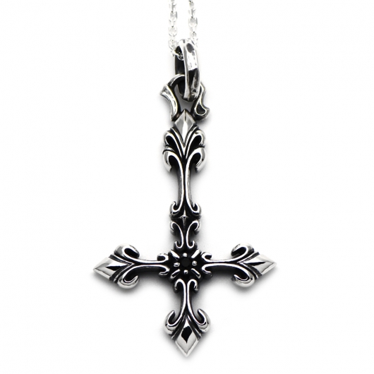 クールダスト/ 逆十字 シルバーネックレス inverted cross pendant TL