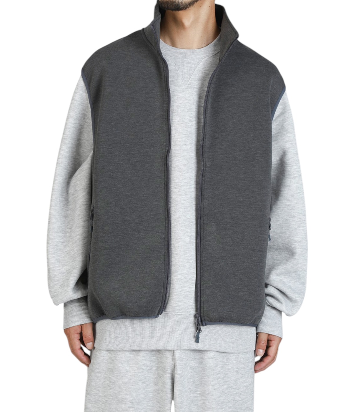 TECH SCUBA KNIT STAND COLLAR VEST | DAIWA PIER39(ダイワ ピア