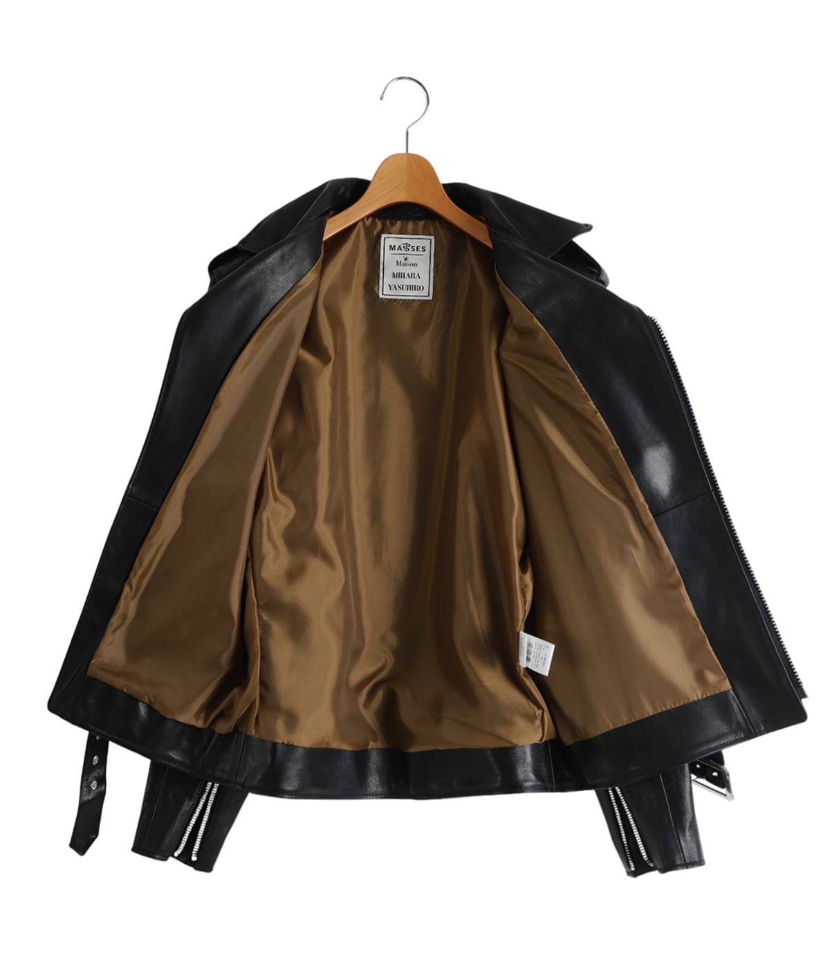 Maison MIHARA YASUHIRO HORSE LEATHER DOUBLE ZIP JACKET VINTAGE MMY