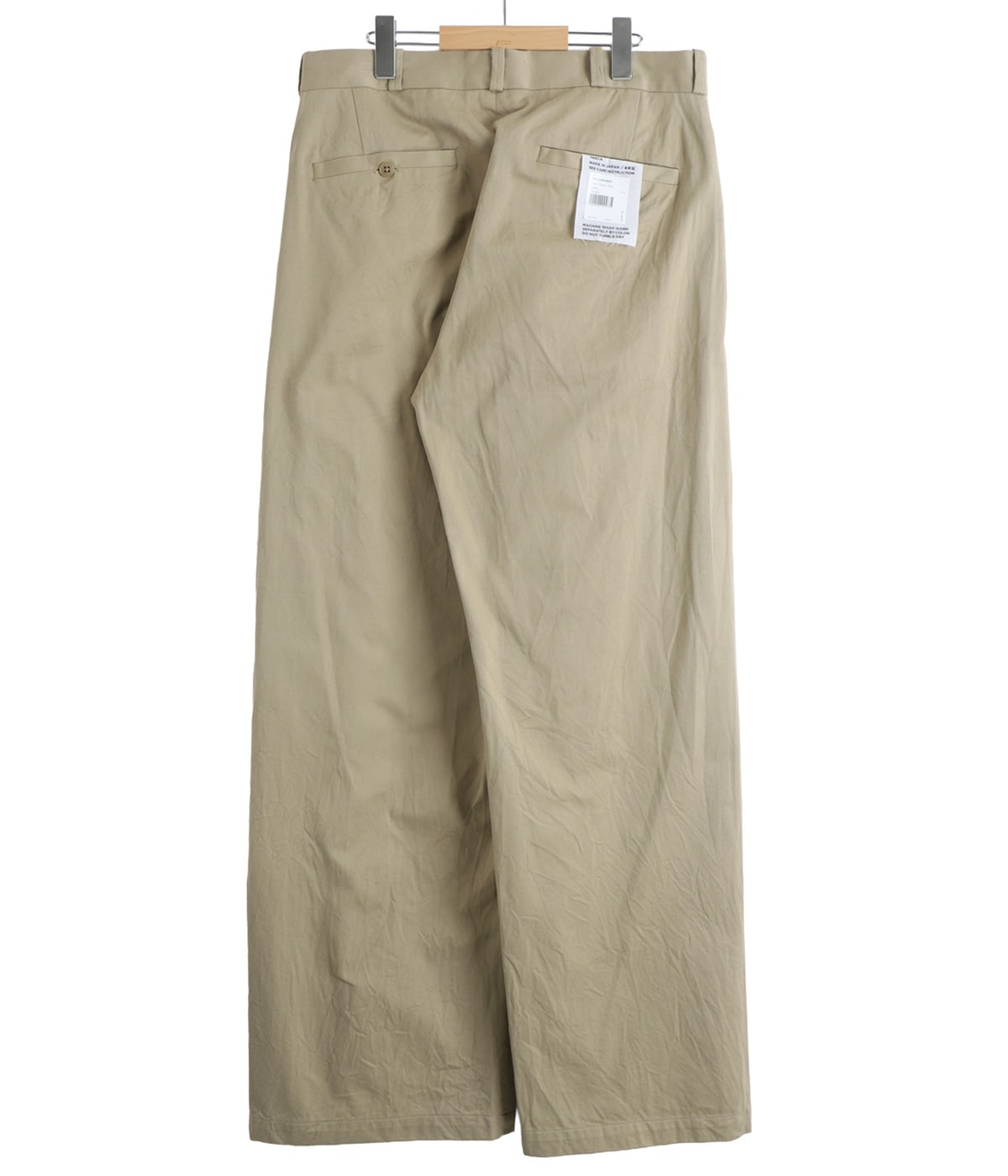 チノクロスパンツ ワイド -11052603- | YAECA(ヤエカ) / パンツ