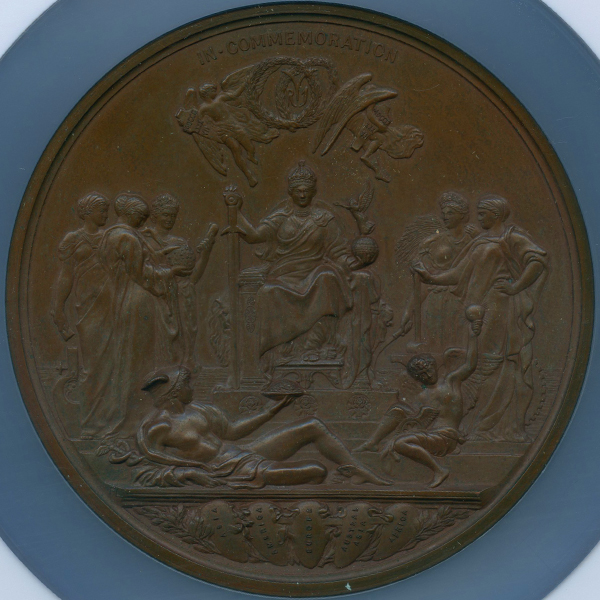 イギリス ヴィクトリア女王 ゴールデンジュビリー 1887年 銅メダル NGC