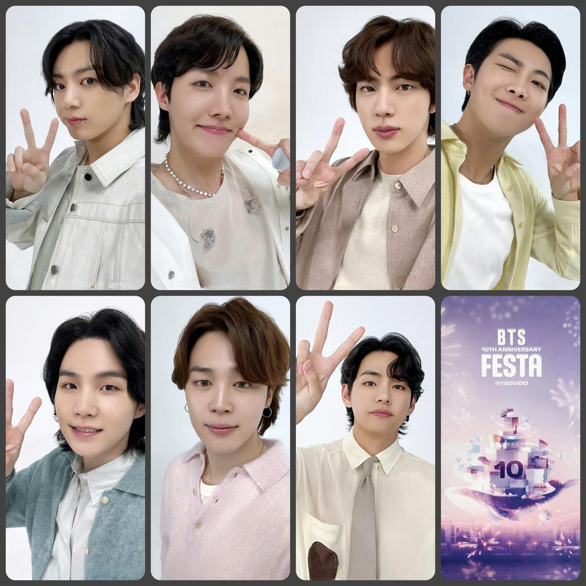 BTS -10th Festa Army Lounge Photocards | Stay DeLulu!