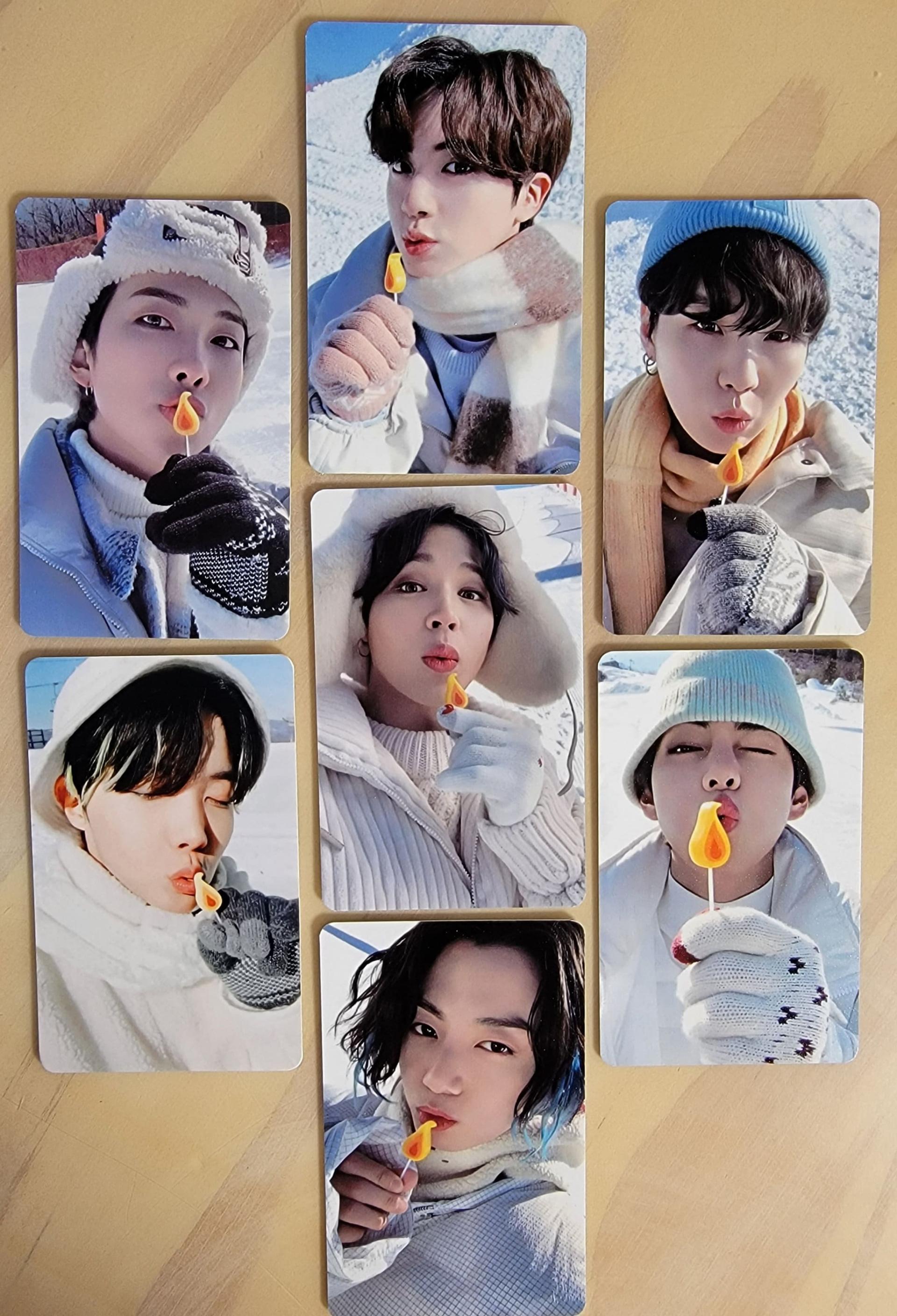 BTS - Winter Package 2021 photo cards | Stay DeLulu!