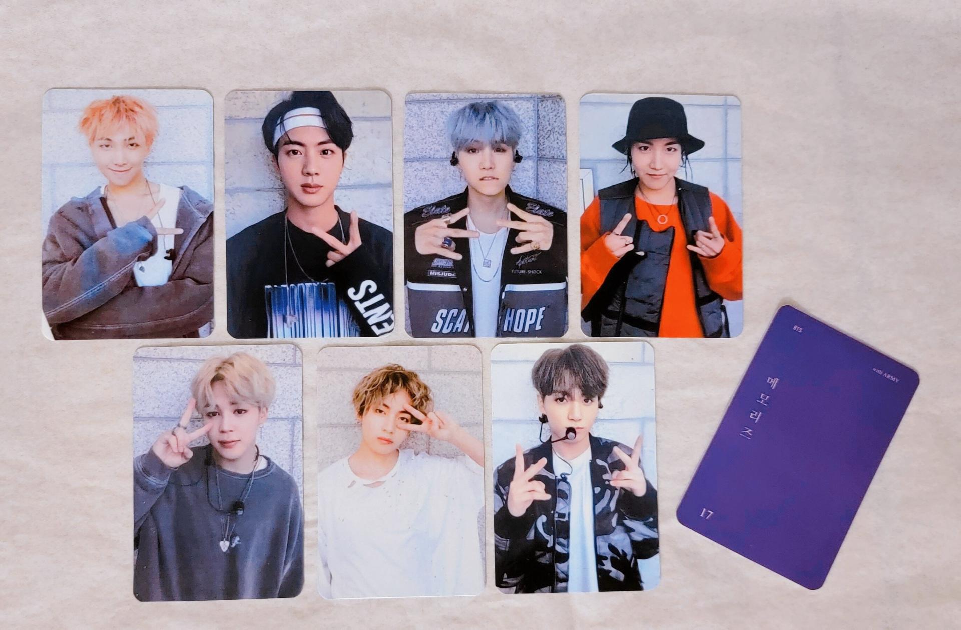 BTS Memories 2017 Blue Ray Photocards | Stay DeLulu!