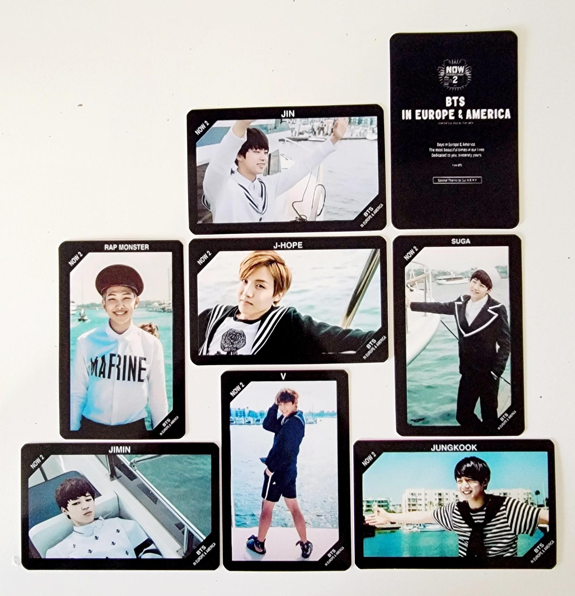 BTS NOW 2 Europe & America Photocards | Stay DeLulu!