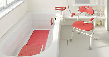 楽らく開閉シャワーベンチ CN | 【安寿】の介護用品 | アロン化成