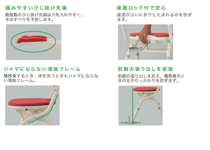 折りたたみシャワーベンチ FSフィット | 【安寿】の介護用品 | アロン化成