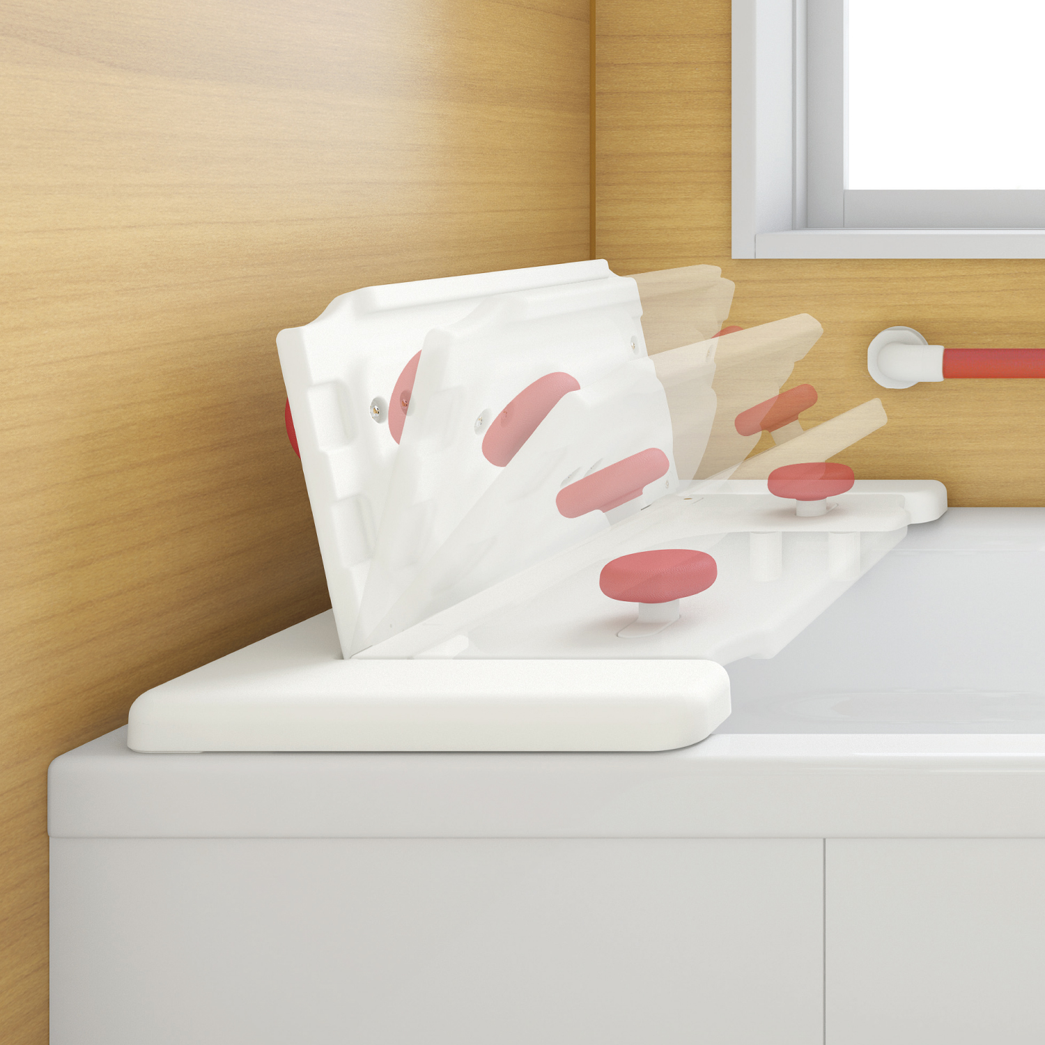 バスボード H-S / H-L はねあげくん | 【安寿】の介護用品 | アロン化成