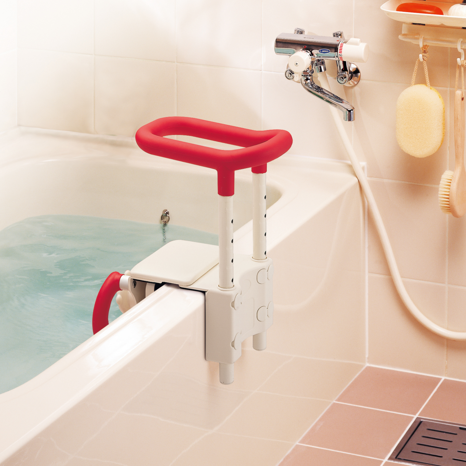 高さ調節付浴槽手すり UST-130 | 【安寿】の介護用品 | アロン化成