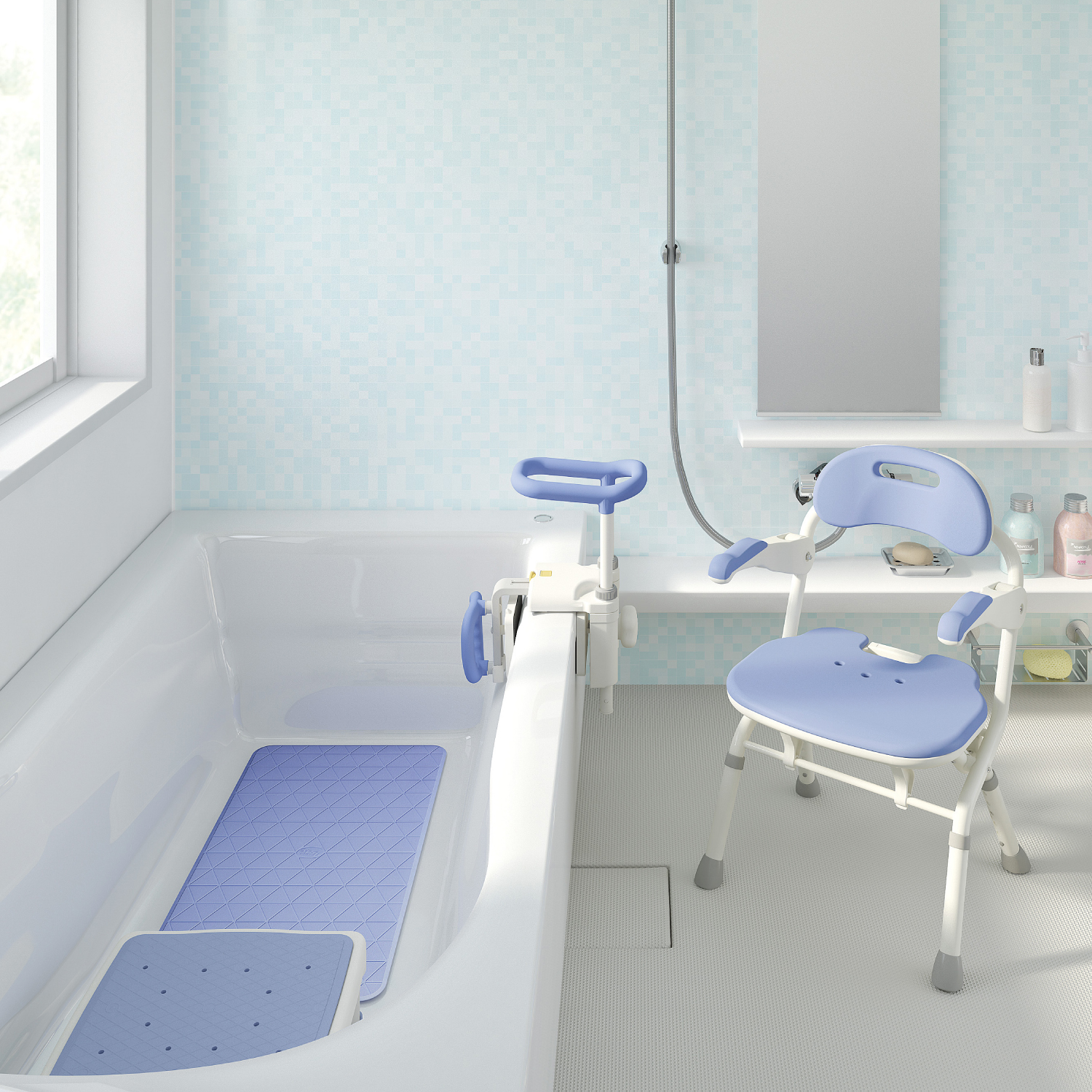 折りたたみシャワーベンチ FSフィット | 【安寿】の介護用品 | アロン化成