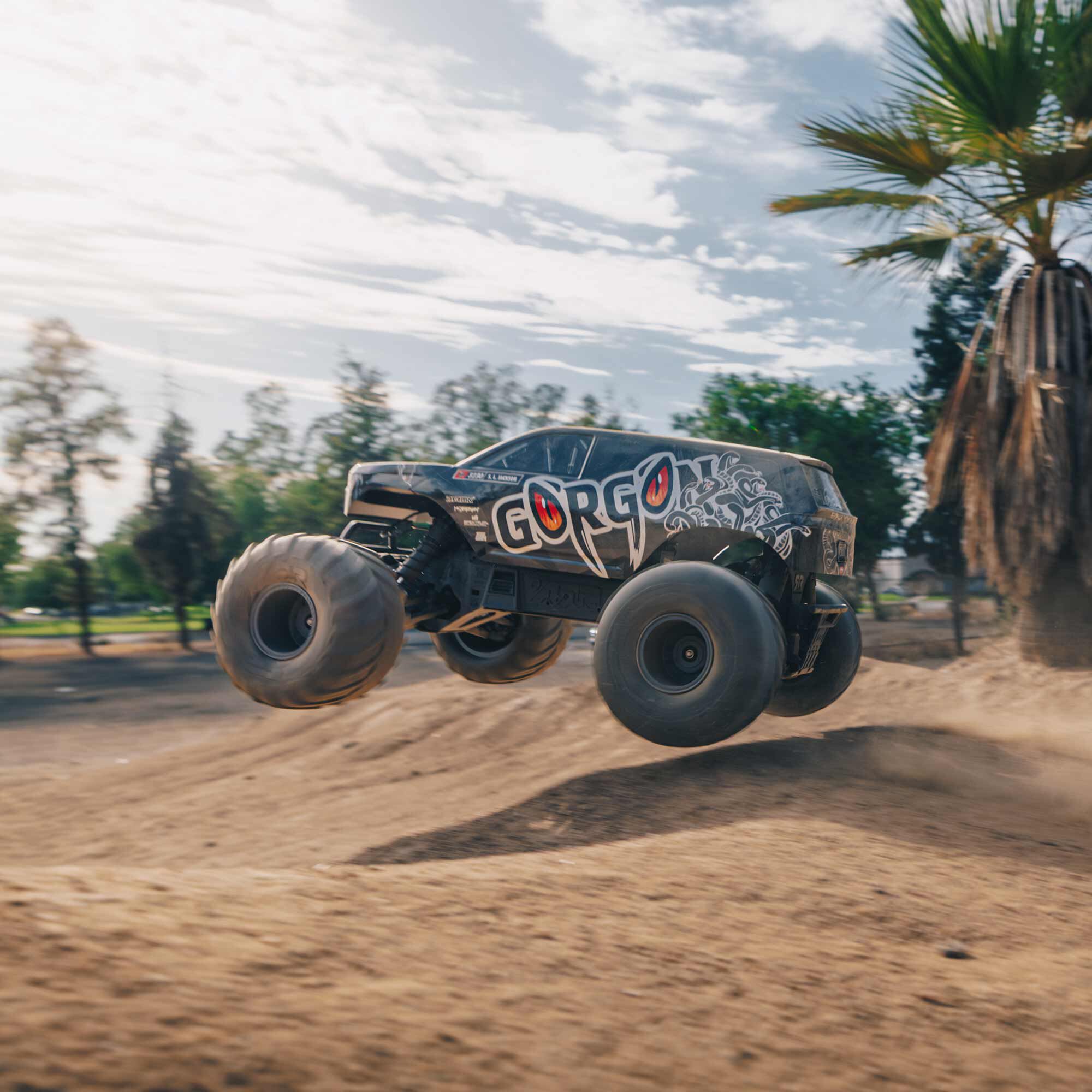 1/10 GORGON 2WD RTA Kit Brushed Monster Truck (Battery & Charger