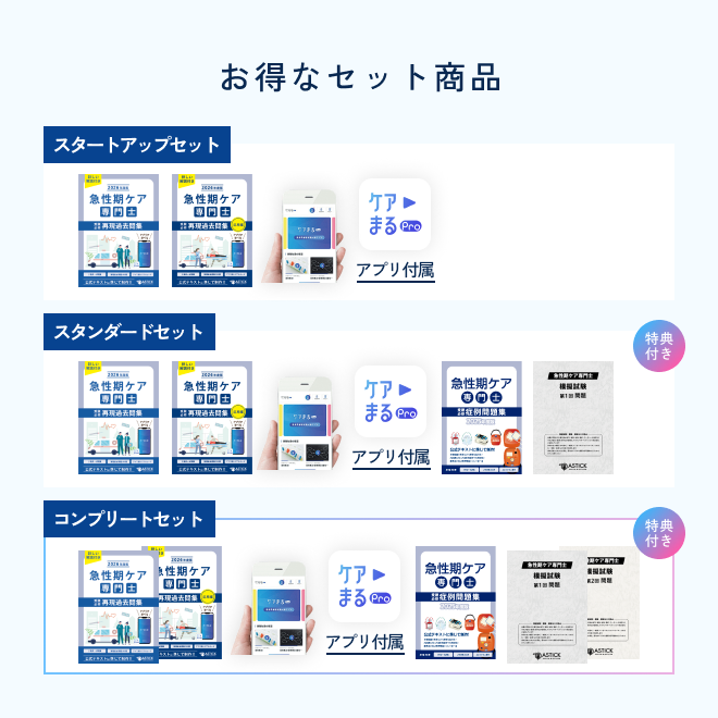 2026年度版急性期ケア専門士コンプリートセット | アステッキ