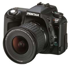 ペンタックス、レンズ交換式デジタルカメラ「PENTAX *ist D」を発表