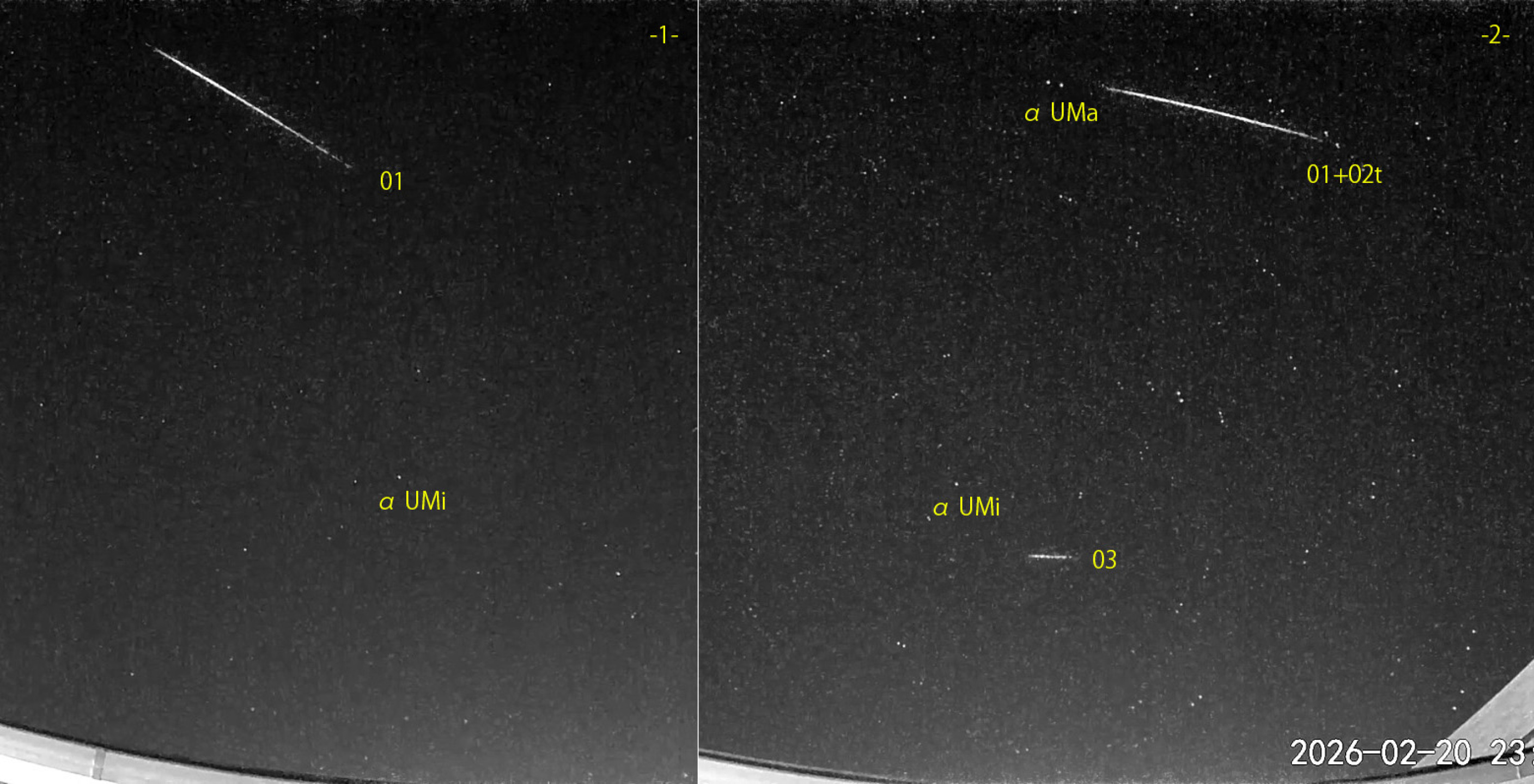 133048: 夜半前の流星N (26-02-20) by alphavir - 天体写真ギャラリー