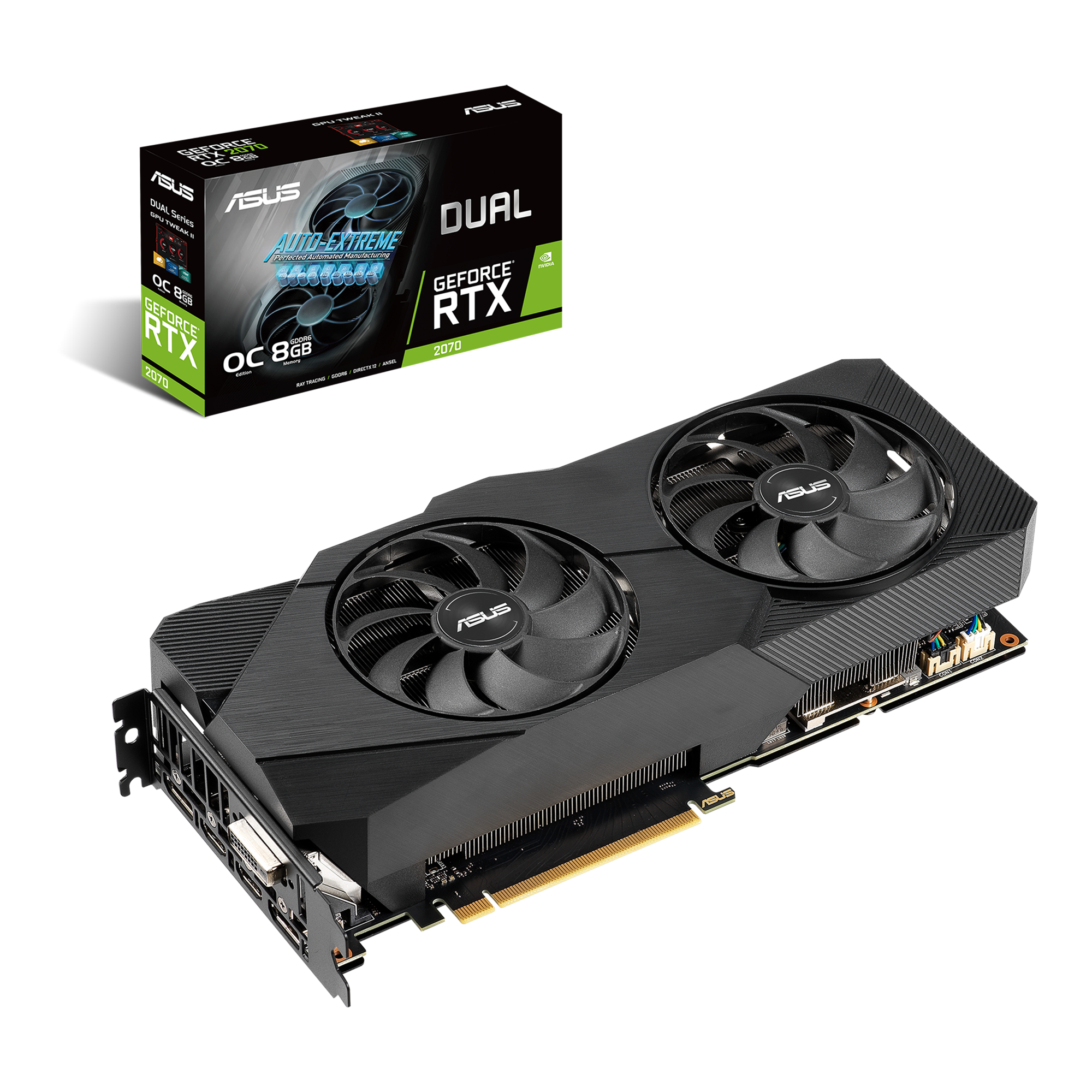 DUAL-RTX2070-O8G-EVO｜ビデオカード｜ASUS 日本