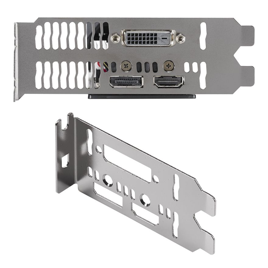 スリムなシステム構築に最適なLowProfile用ブラケットを付属するGTX
