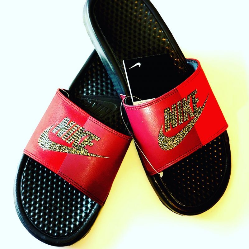 ナイキベナッシ NIKE サンダル デコ (ベナッシお持ち込み