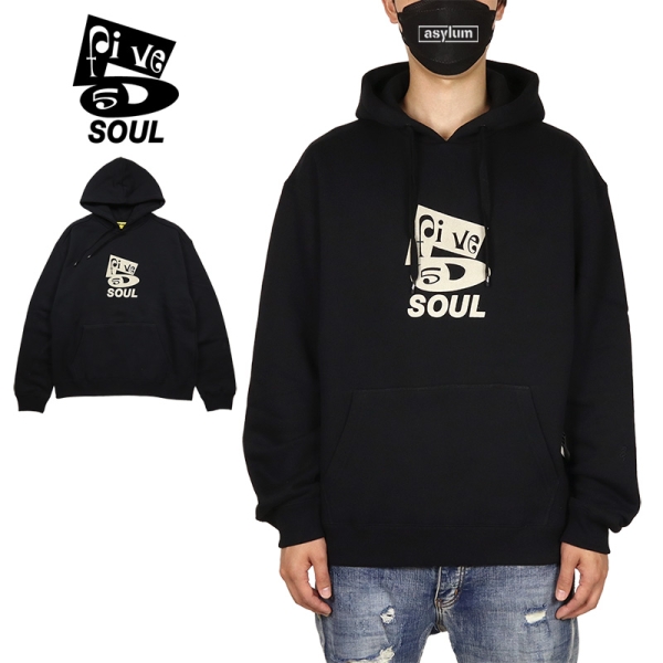 5 SOUL LOGO HOODIE TMF235145 パーカー プルオーバーパーカー|555
