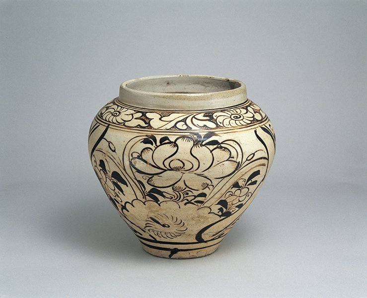 中国陶磁器 磁州窯 合子 中国陶磁器 磁州窯 合子 美術品・アンティーク