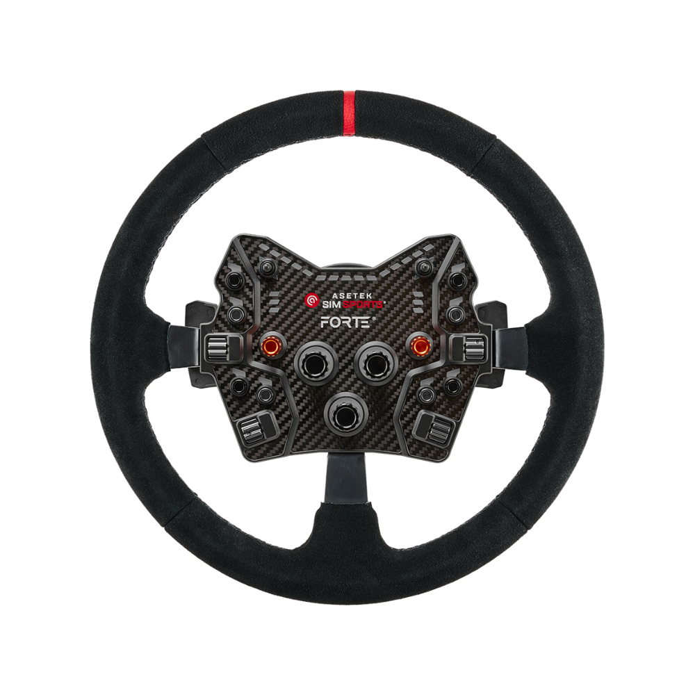 Forte® GT Button Box (Black, Aluminum) – Asetek Racing™ US