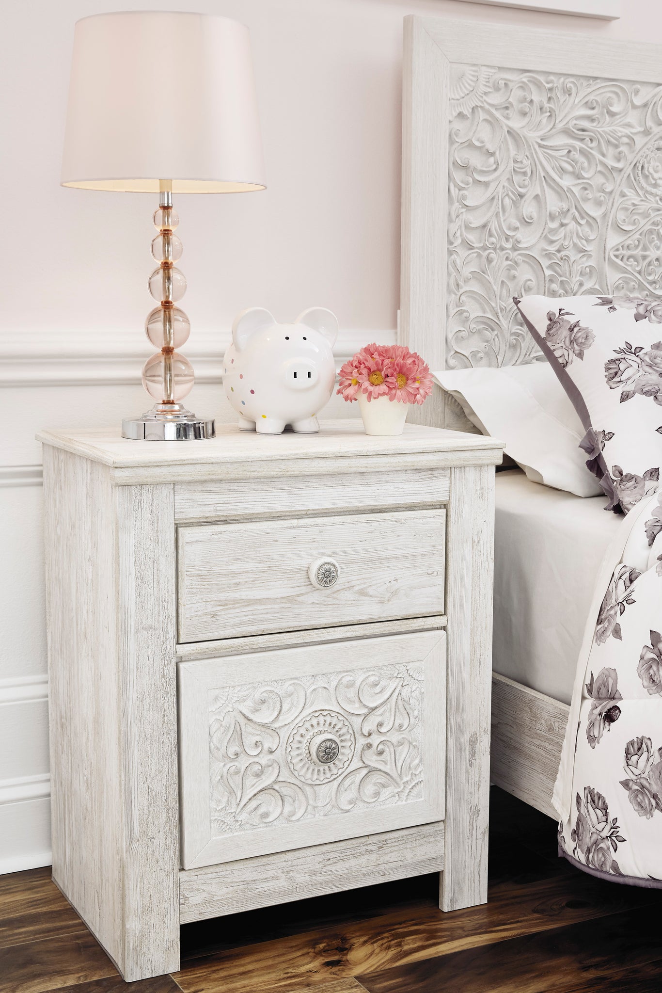 Paxberry Two Drawer Night Stand – Ashley HomeStore