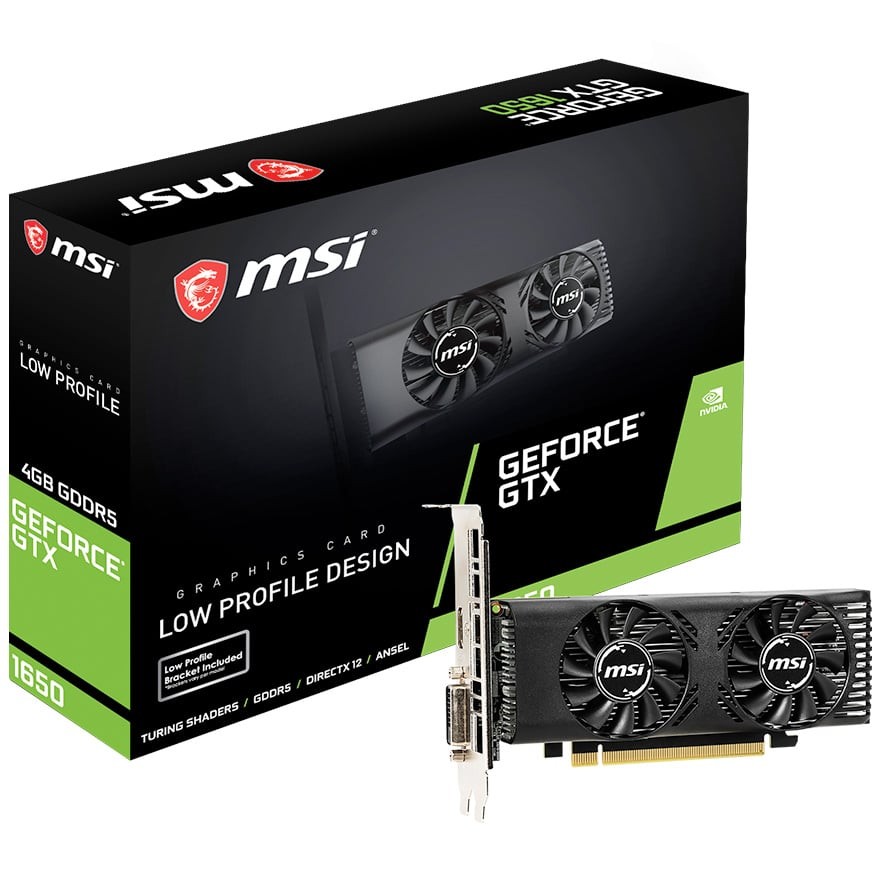 GeForce GTX 1650 4GT LP | MSI グラフィックボード GeForce GTX 1650