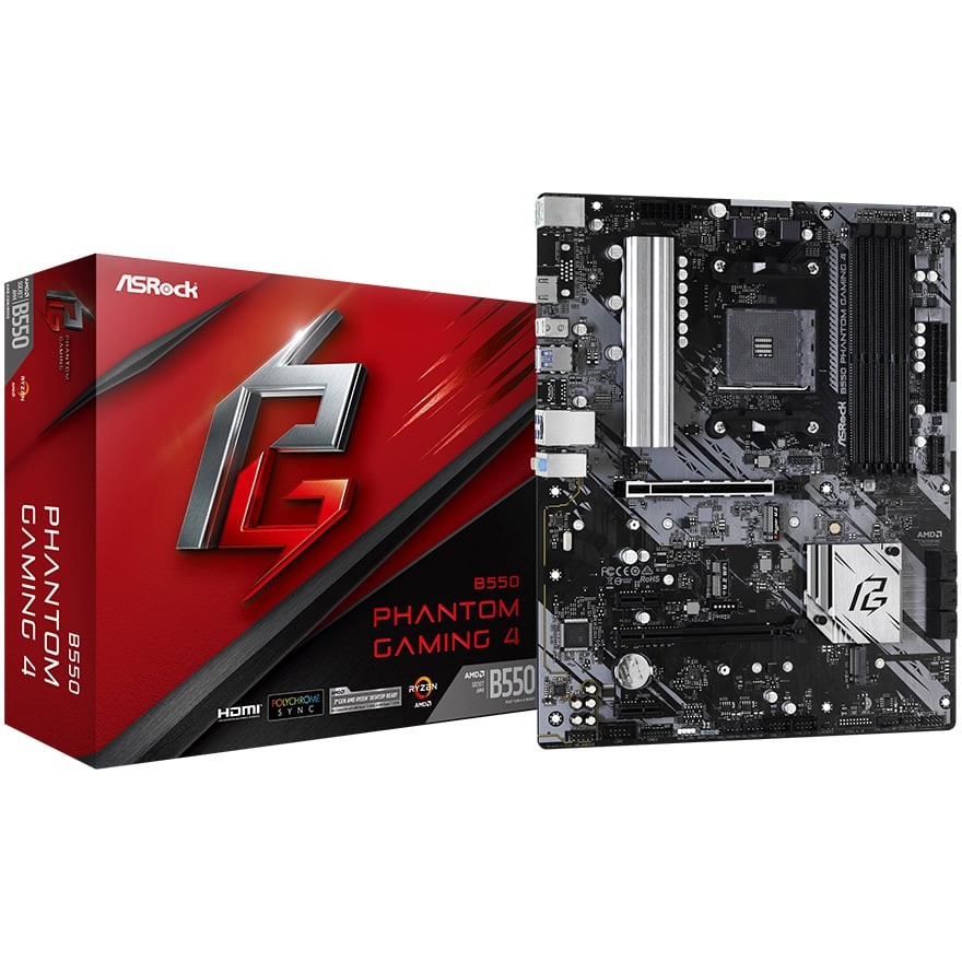 B550 Phantom Gaming 4 | ASRock マザーボード AMD B550チップセット