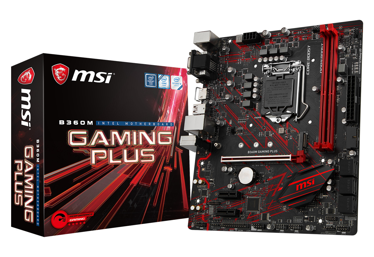 B360M GAMING PLUS | MSI マザーボード Intel B360チップセット | 株式
