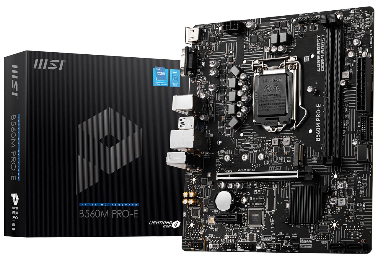 B560M PRO-E | MSI マザーボード Intel B560チップセット | 株式会社アスク