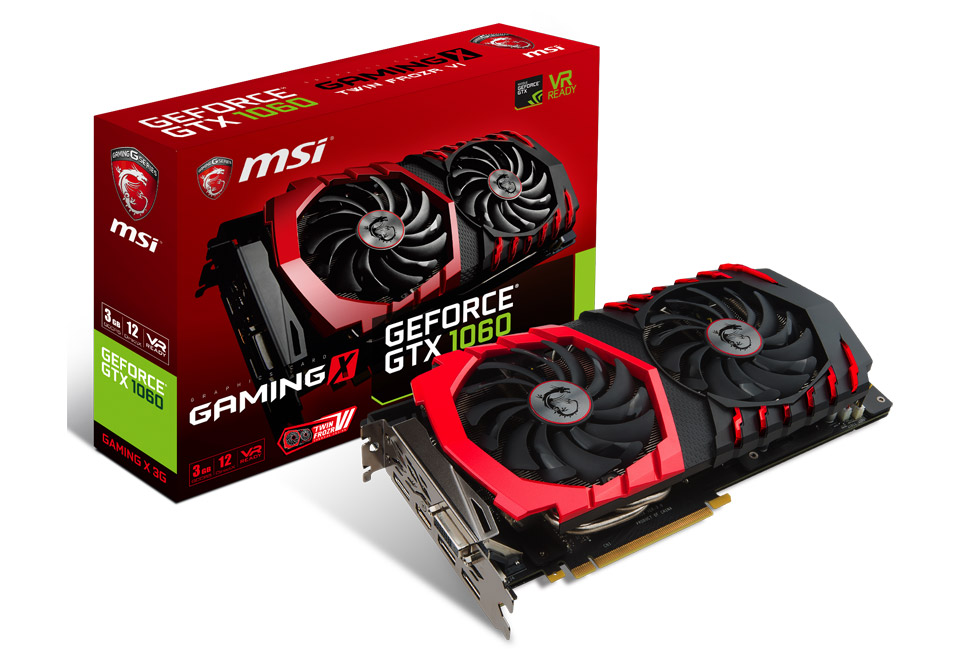 GeForce GTX 1060 GAMING X 3G | MSI グラフィックボード GeForce GTX