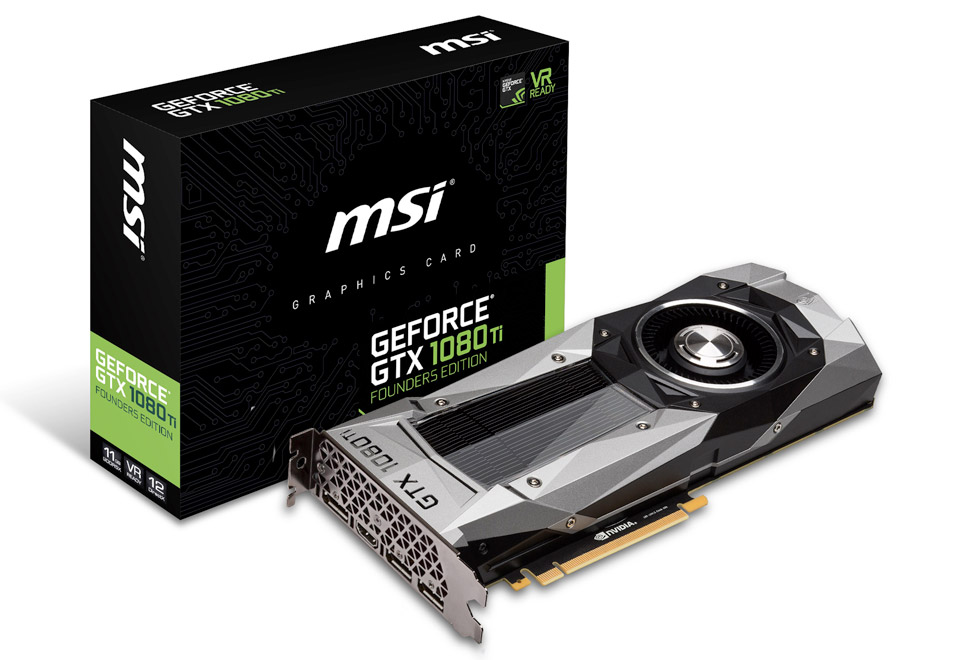 GeForce GTX 1080 Ti Founders Edition | MSI グラフィックボード