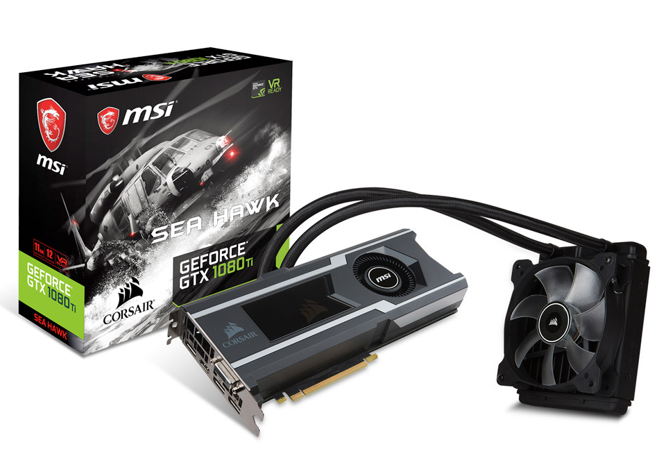GeForce GTX 1080 Ti SEA HAWK X | MSI グラフィックボード GeForce
