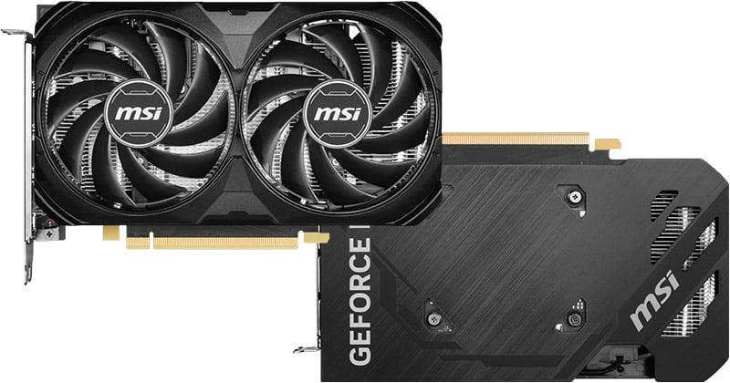 GeForce RTX 4060 Ti 8G VENTUS 2X BLACK E1 OC | MSI グラフィック