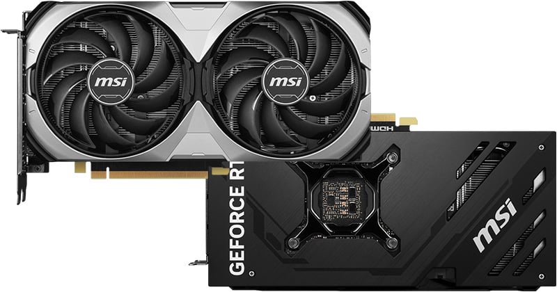 GeForce RTX 4070 VENTUS 2X E 12G OC | MSI グラフィックボード
