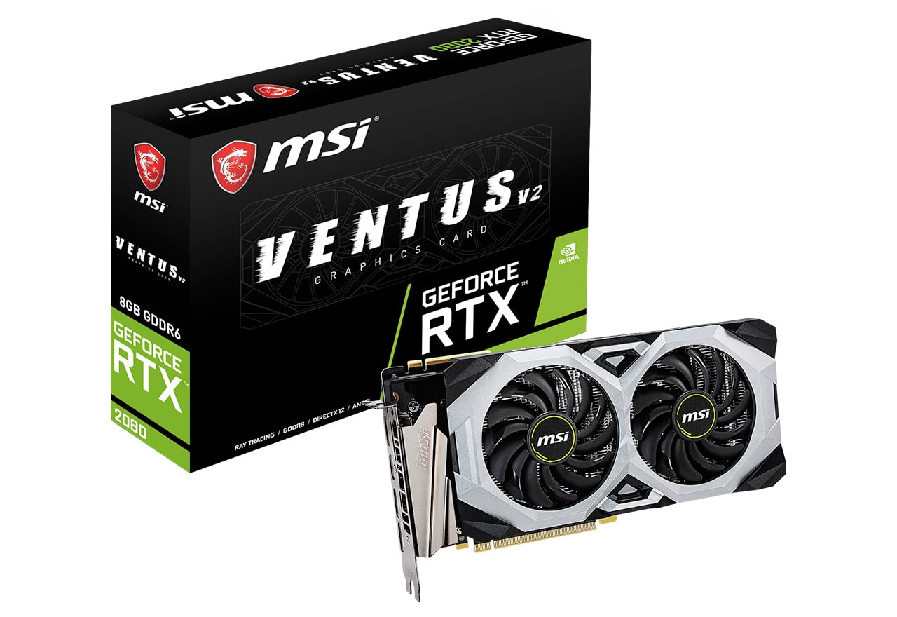 GeForce RTX 2080 VENTUS 8G V2 | MSI グラフィックボード GeForce RTX