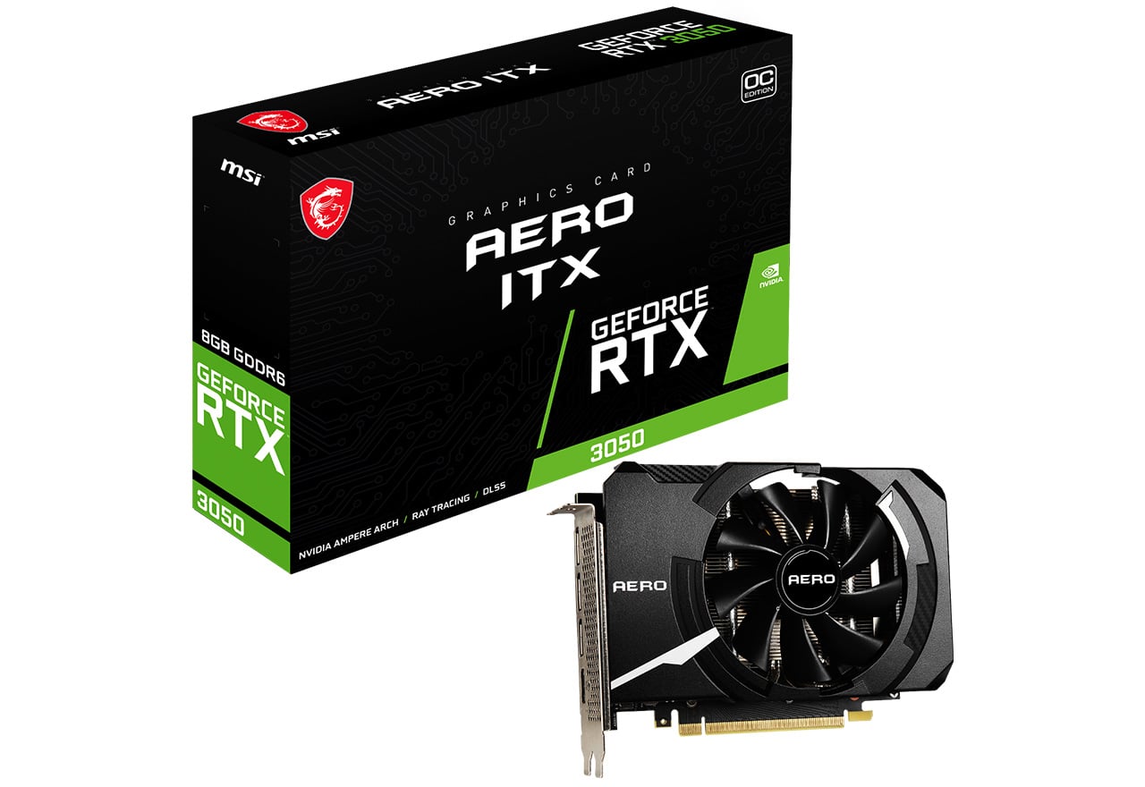 GeForce RTX 3050 AERO ITX 8G OC | MSI グラフィックボード GeForce