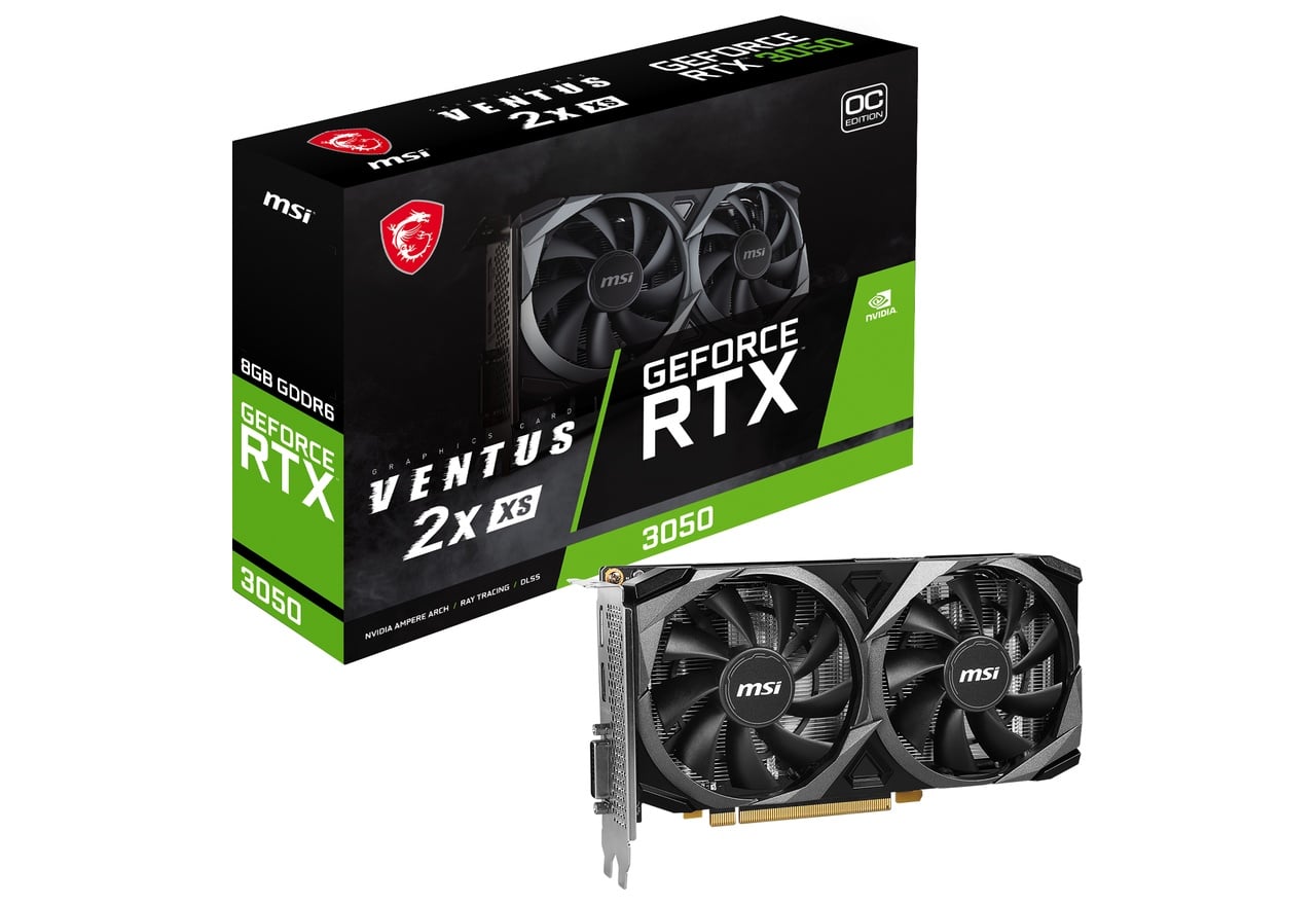 GeForce RTX 3050 VENTUS 2X XS 8G OC | MSI グラフィックボード