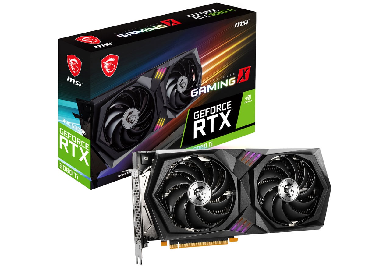 GeForce RTX 3060 Ti GAMING X 8G LHR | MSI グラフィックボード