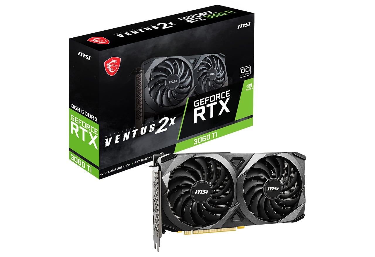 GeForce RTX 3060 Ti VENTUS 2X 8G OCV1 | MSI グラフィックボード