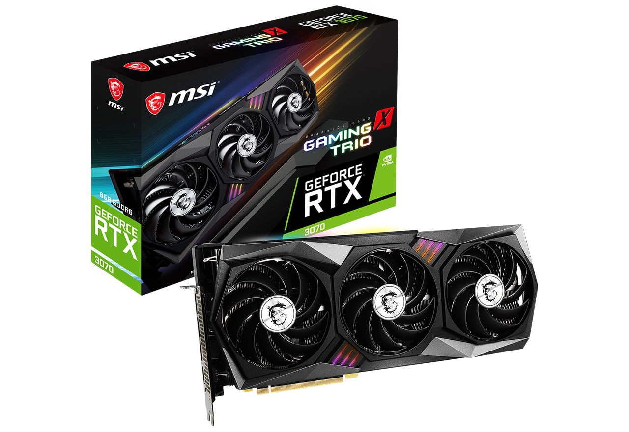 GeForce RTX 3070 GAMING X TRIO | MSI グラフィックボード GeForce
