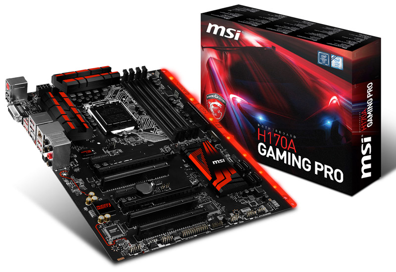 H170A GAMING PRO | MSI マザーボード Intel H170チップセット | 株式