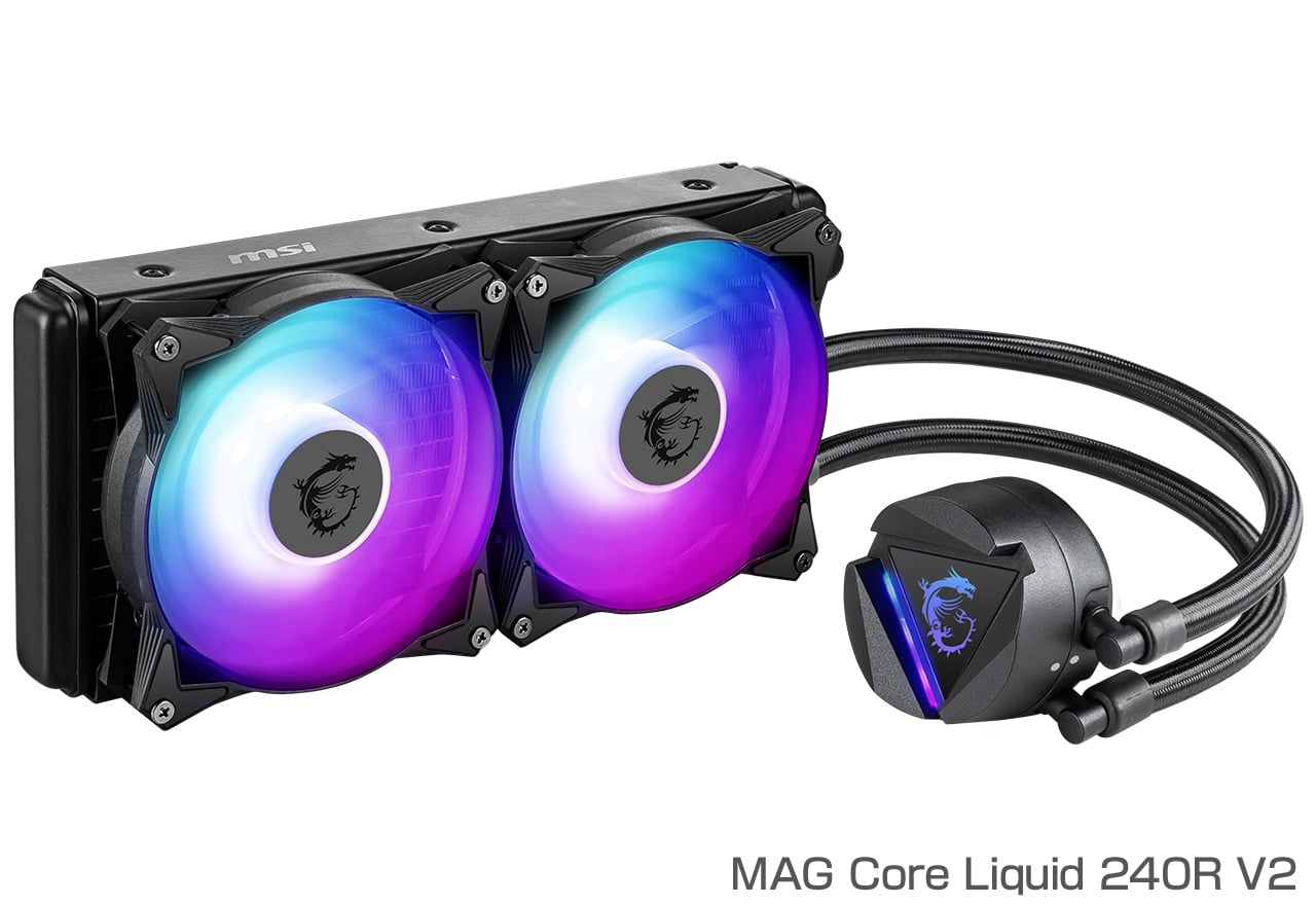 MAG CoreLiquid R V2シリーズ | MSI 水冷一体型CPUクーラー | 株式会社