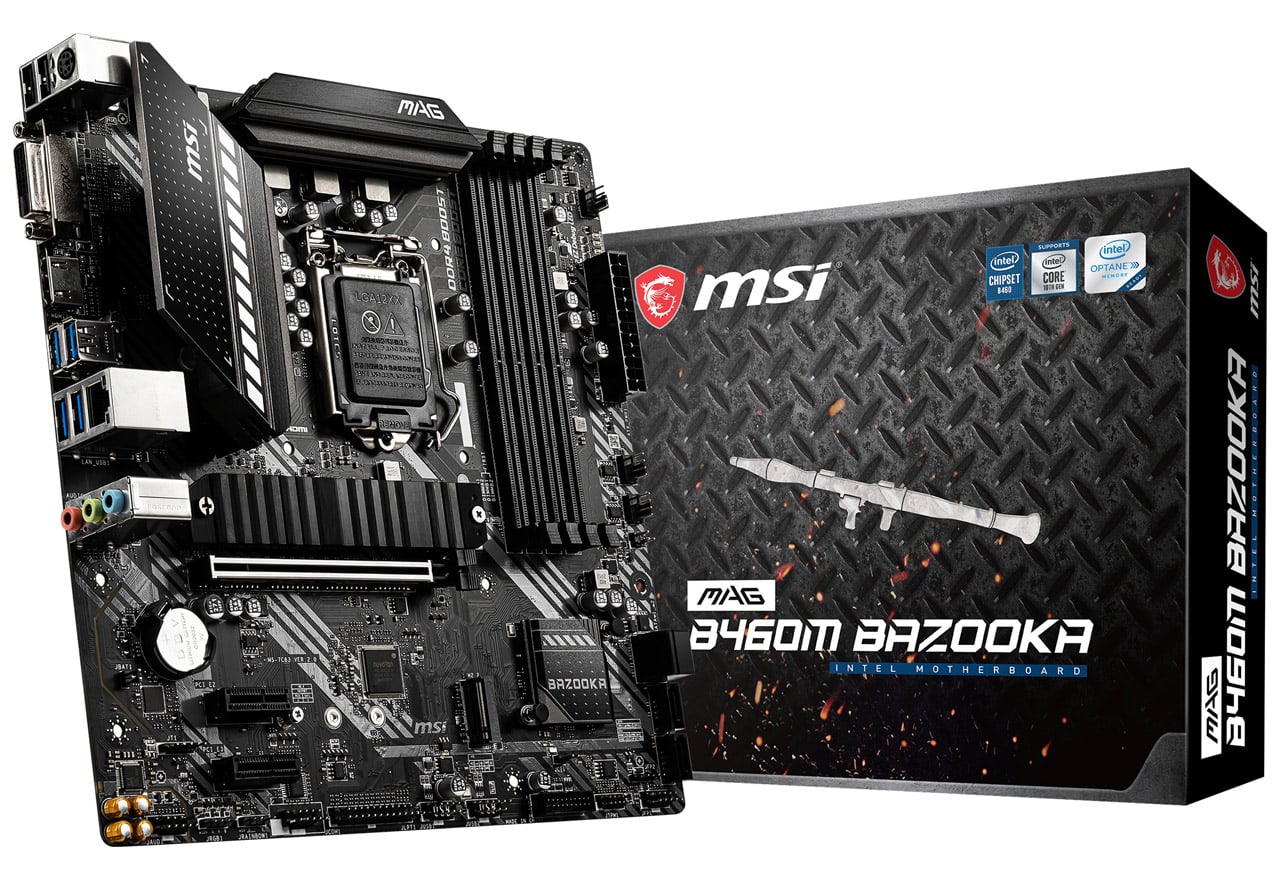 MAG B460M BAZOOKA | MSI マザーボード Intel B460チップセット | 株式