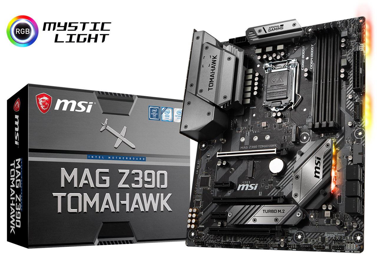 MAG Z390 TOMAHAWK | MSI マザーボード Intel Z390チップセット | 株式