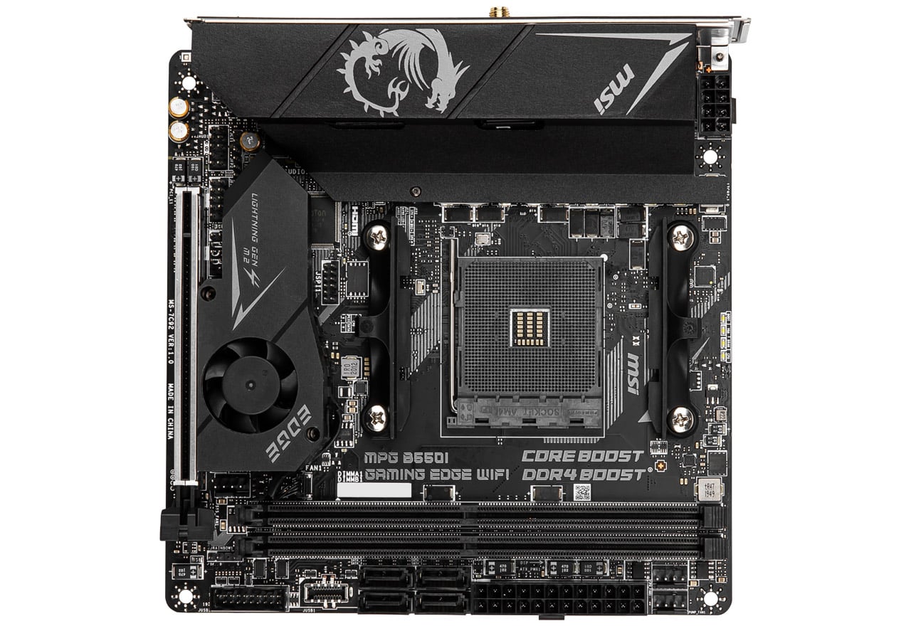 MPG B550I GAMING EDGE WIFI | MSI マザーボード AMD B550チップセット