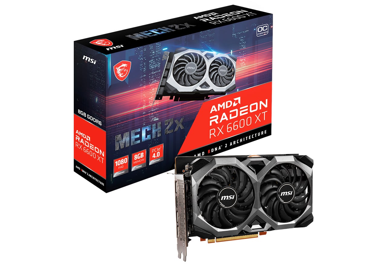 Radeon RX 6600 XT MECH 2X 8G OCV1 | MSI グラフィックボード RADEON